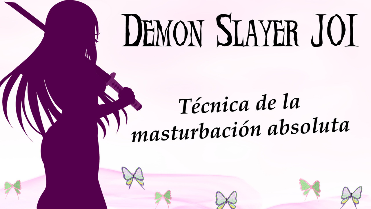 Spanish JOI Demon Slayer, masturbation training game. - порно видео