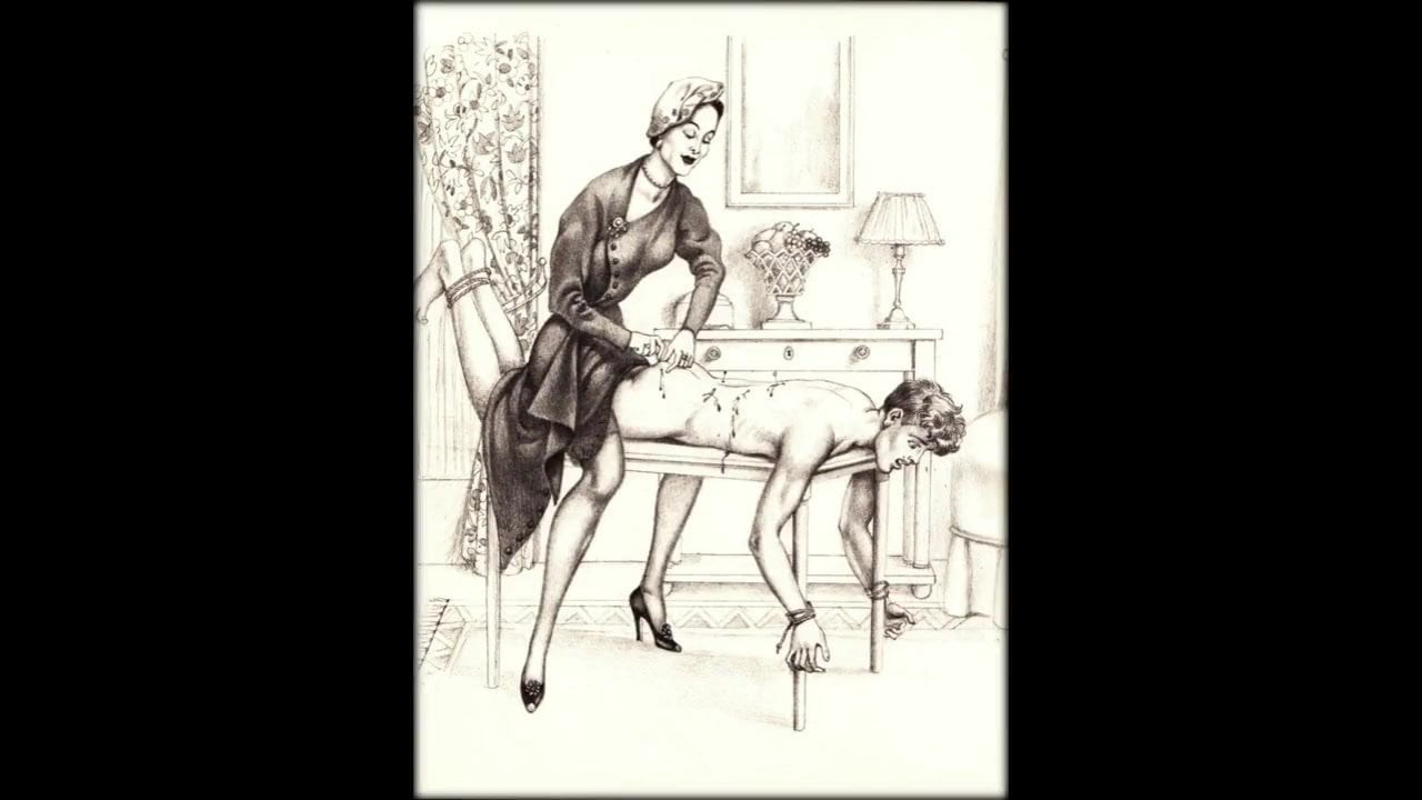 Spanking art Vintage - порно видео