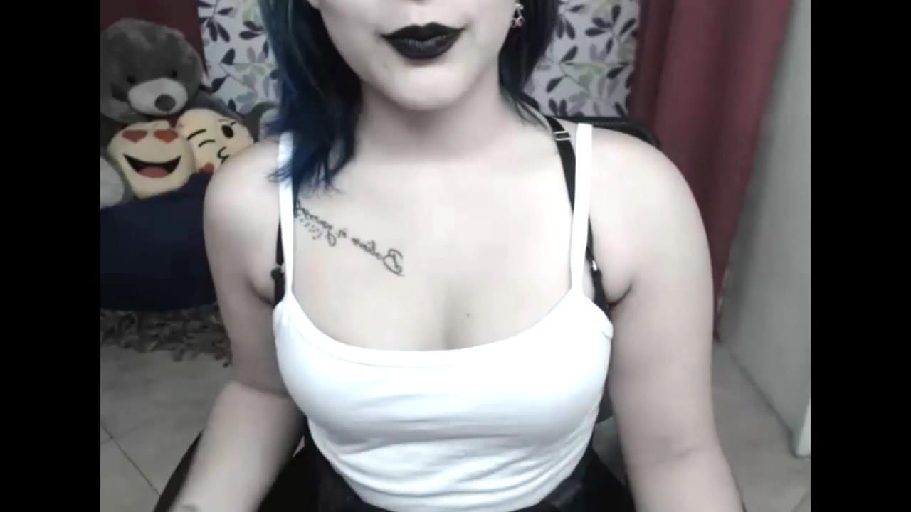 Goth Girl - Webcam - порно видео