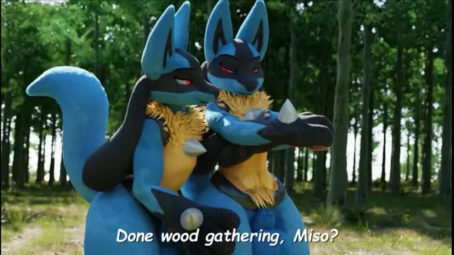 3D Yiff by Kuroodod Furry Porn Sex E621 FYE Gay Femboy Lucario  